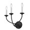 Z-Lite Arabella Wall Sconce, 3-Light, 14 In.W x 9.5 In.L x 11.5 In.H, Matte Black/Matte Black 3500-3S-MB - alternate 8